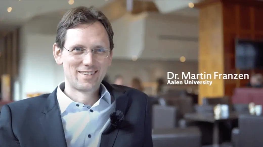 Dr. Martin Franzen from Aalen University